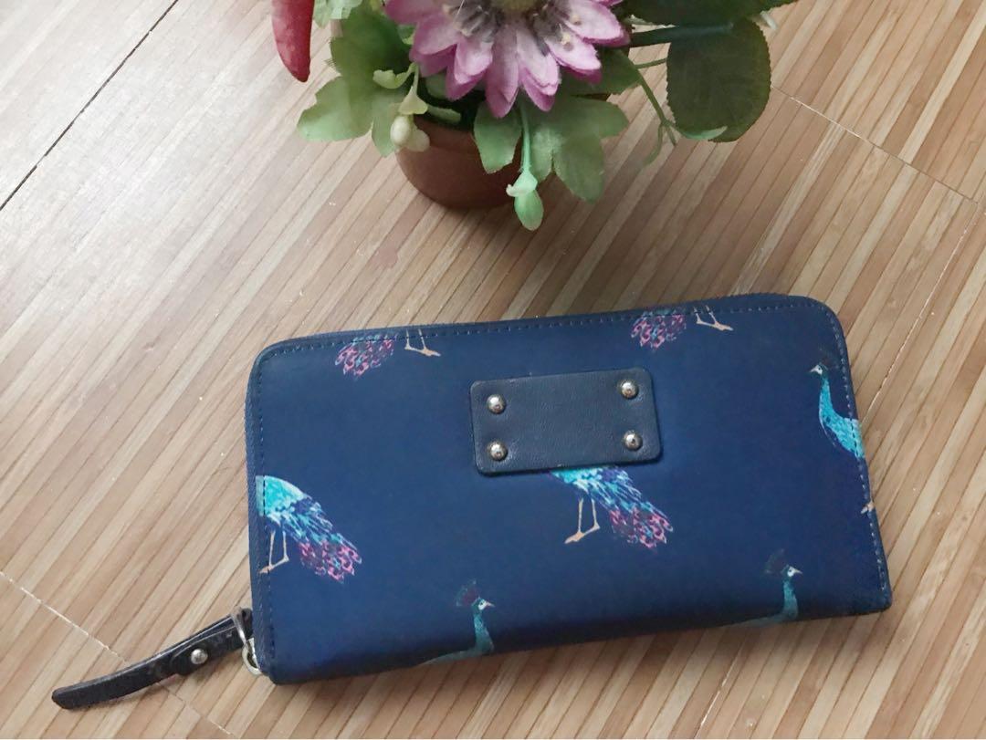 Kate Spade Peacock Navy Blue Wallet Women s Fashion Bags