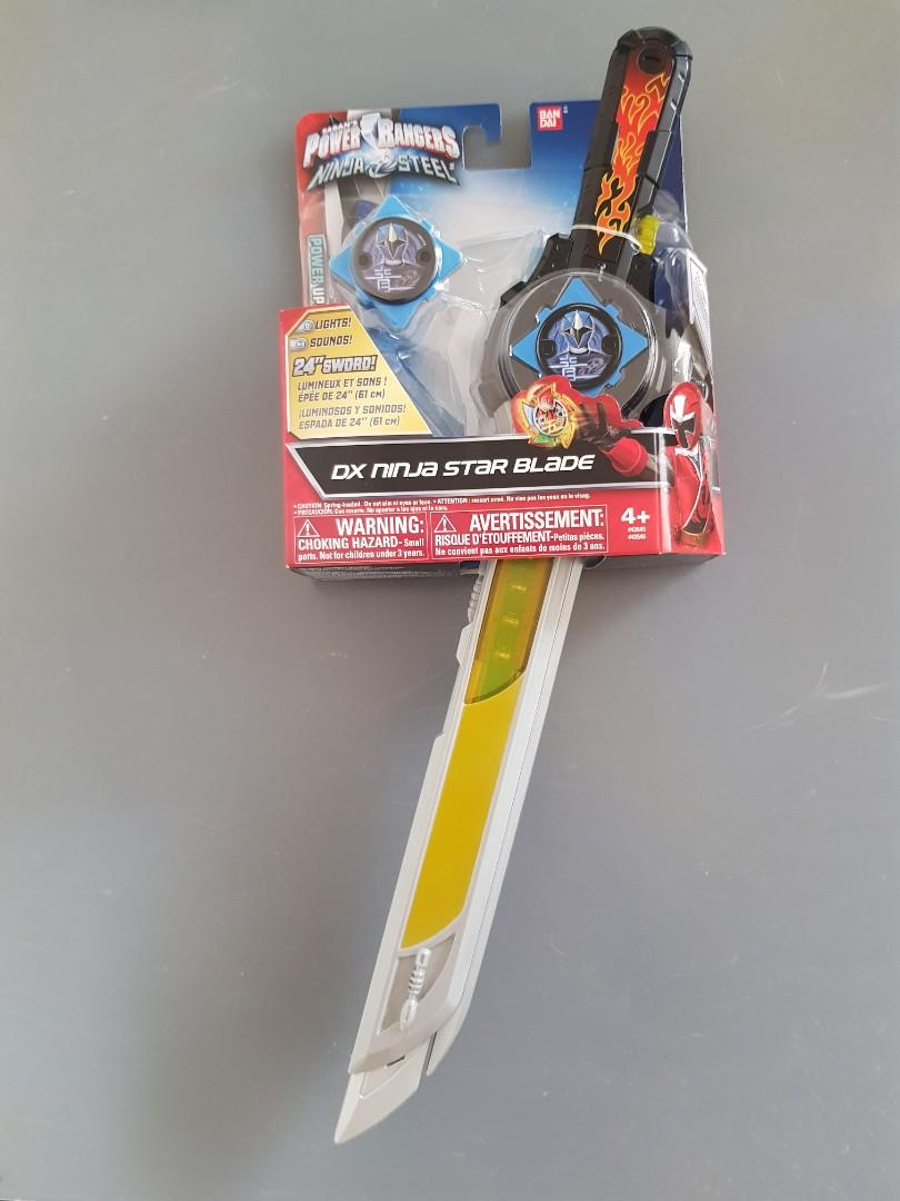 Free Track Bandai Power Rangers Ninja Steel Sword Toy Ninninger For Kids Gift 