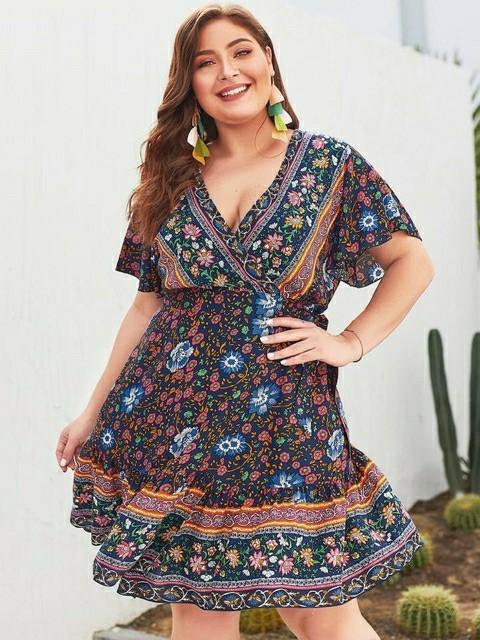 Bohemian attire for deals chubby female