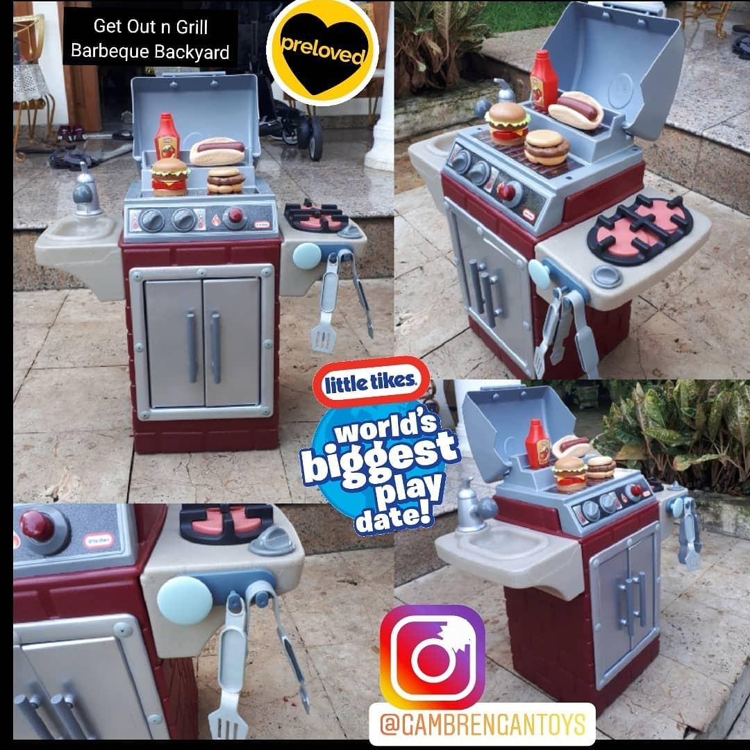 Preloved Little Tikes Backyard Barbeque Get Out N Grill Second