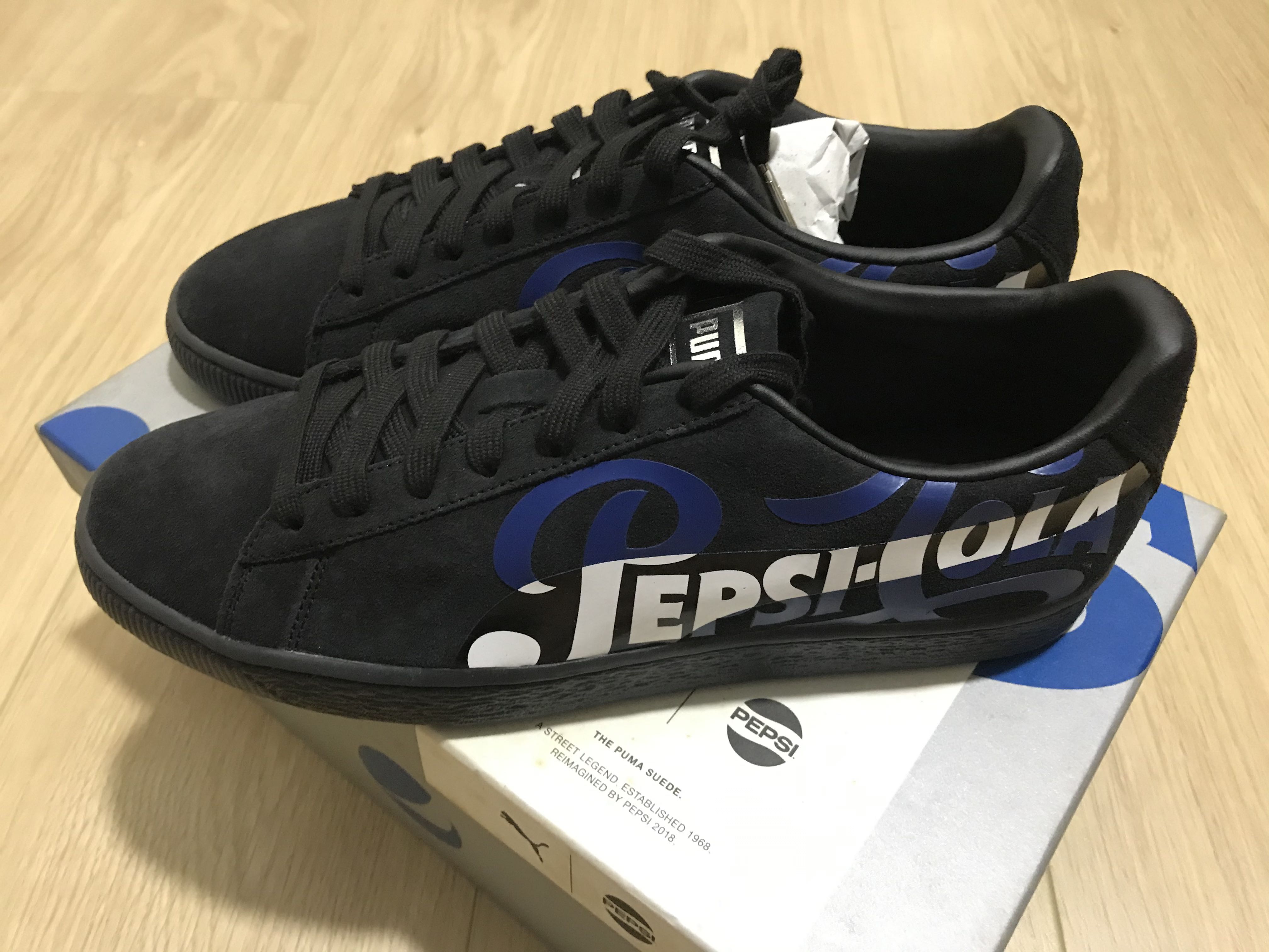 Puma Suede Classic X PEPSI Men s Fashion Footwear Sneakers on