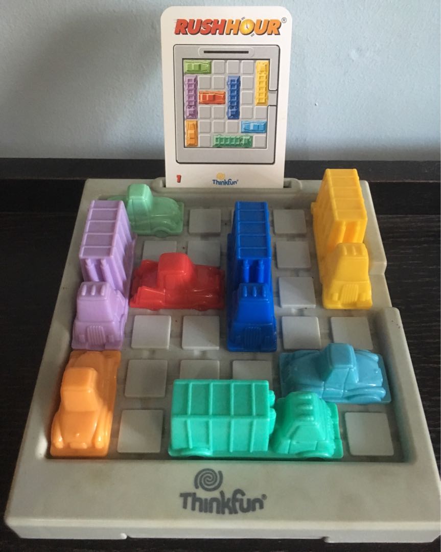 Rush Hour Traffic Jam (sliding block puzzle), Hobbies & Toys, Toys