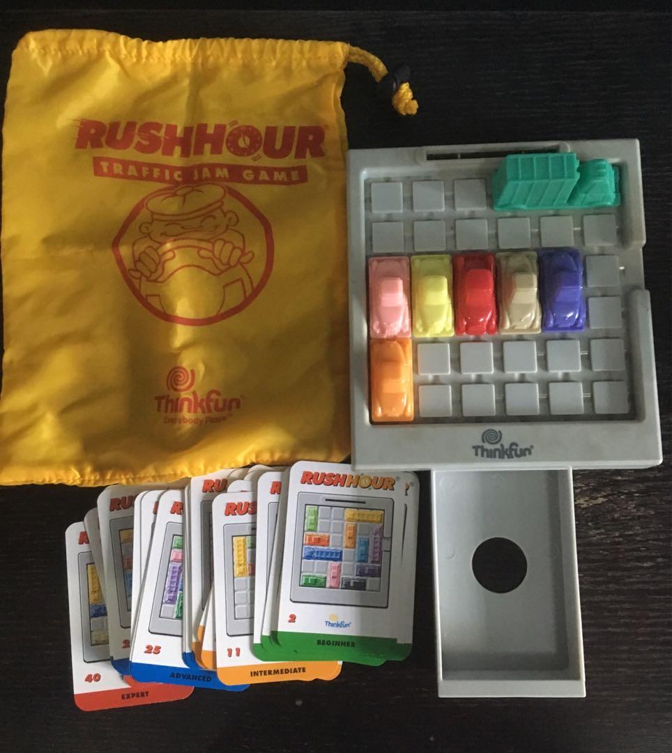 Rush Hour Traffic Jam (sliding block puzzle), Hobbies & Toys, Toys