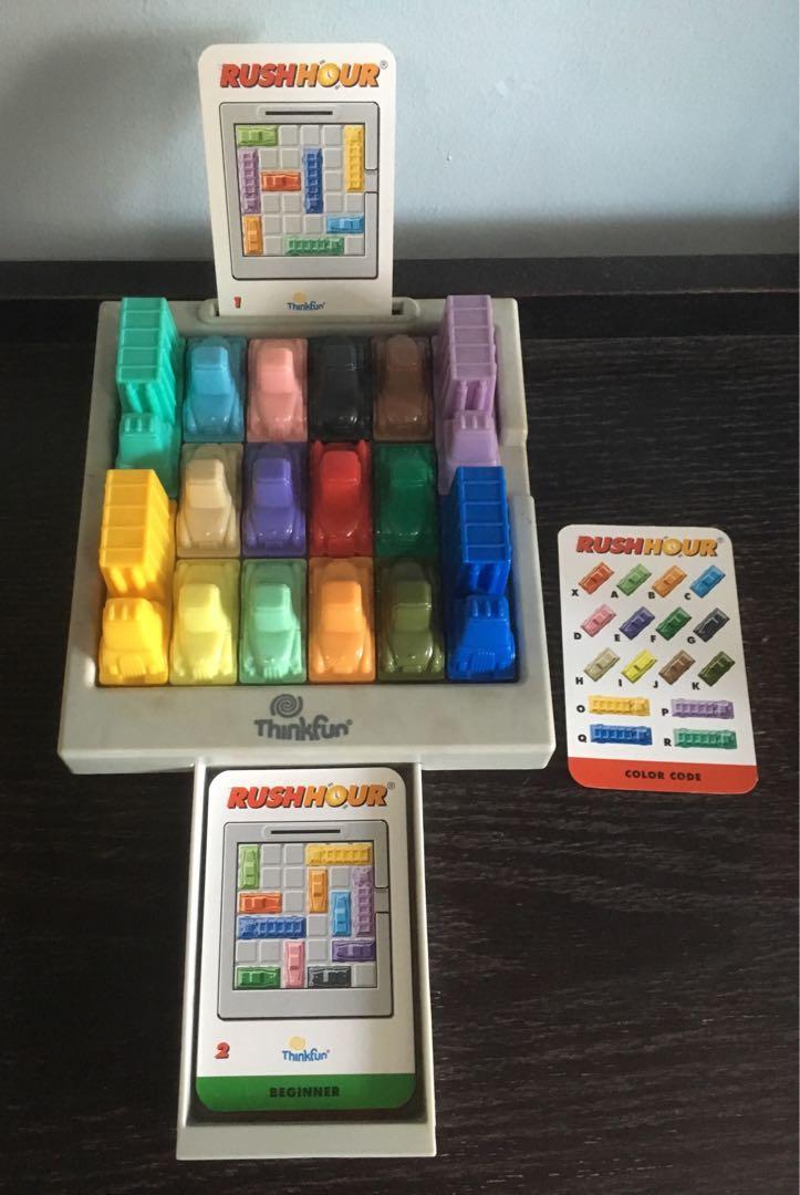 Rush Hour Traffic Jam (sliding block puzzle), Hobbies & Toys, Toys