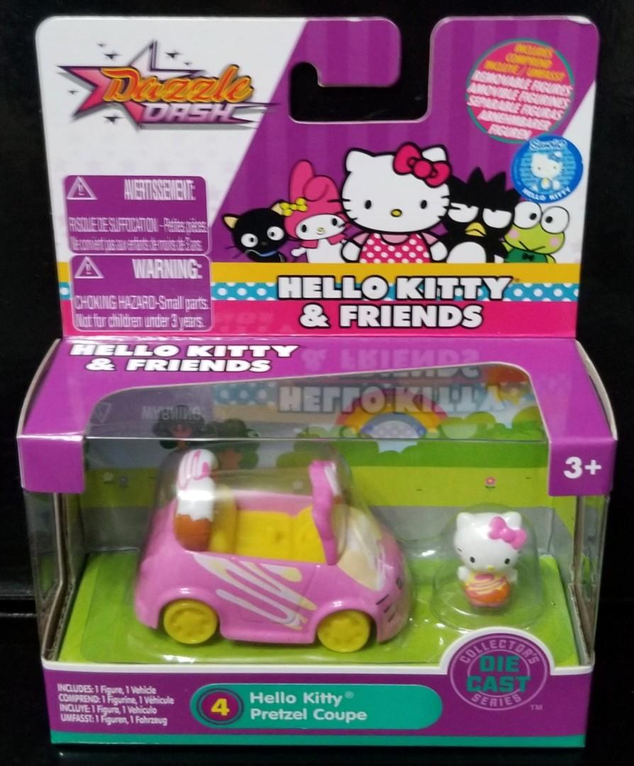 Sanrio Hello Kitty Hk Kt 18 車仔連公仔 35 全新 公仔高大約2 5cm 玩具 遊戲類 玩具 Carousell