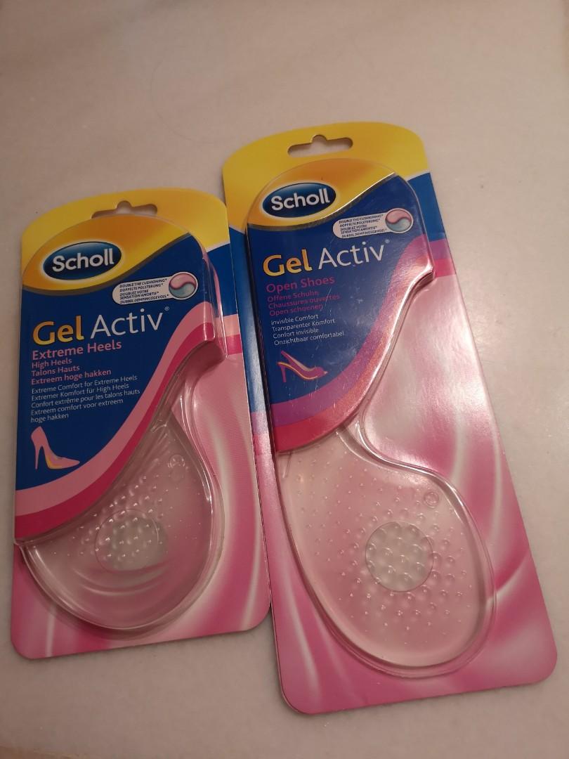 Amazon.com: Scholl Gel Activ Open Shoes Insoles One Size Fits All : Health  & Household