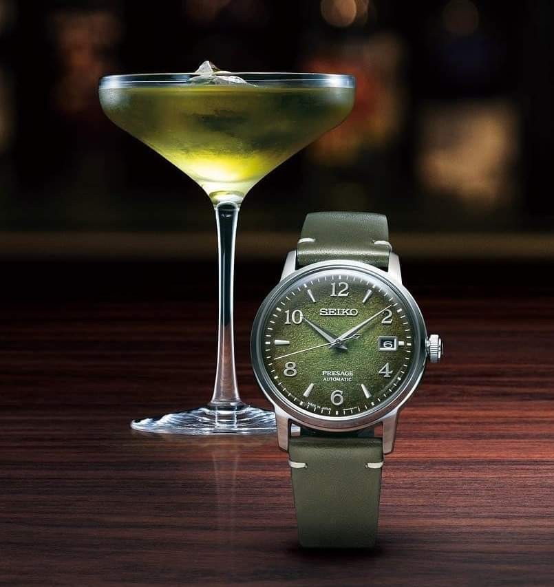 Seiko Presage Cocktail Matcha SRPF41J1, Luxury, Watches on Carousell