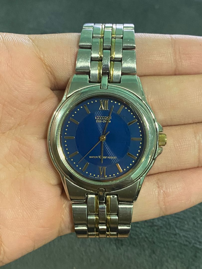 Simple Citizen Eco-Drive Blue, Mobile Phones & Gadgets, Wearables & Smart  Watches on Carousell