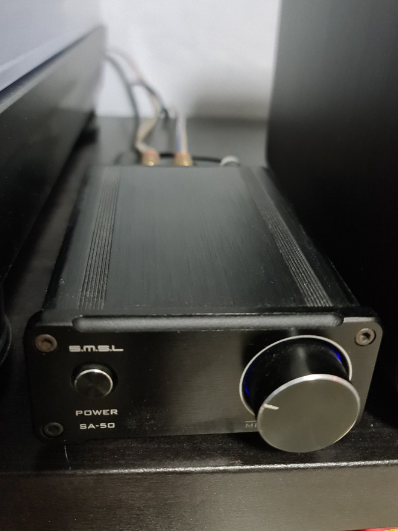 Smsl Sa 98e Tda7498e 160w 2 Class D High End Super Hifi Audio Digital Power Amplifier Amp With Original High Power Adapter Black Lazada Singapore