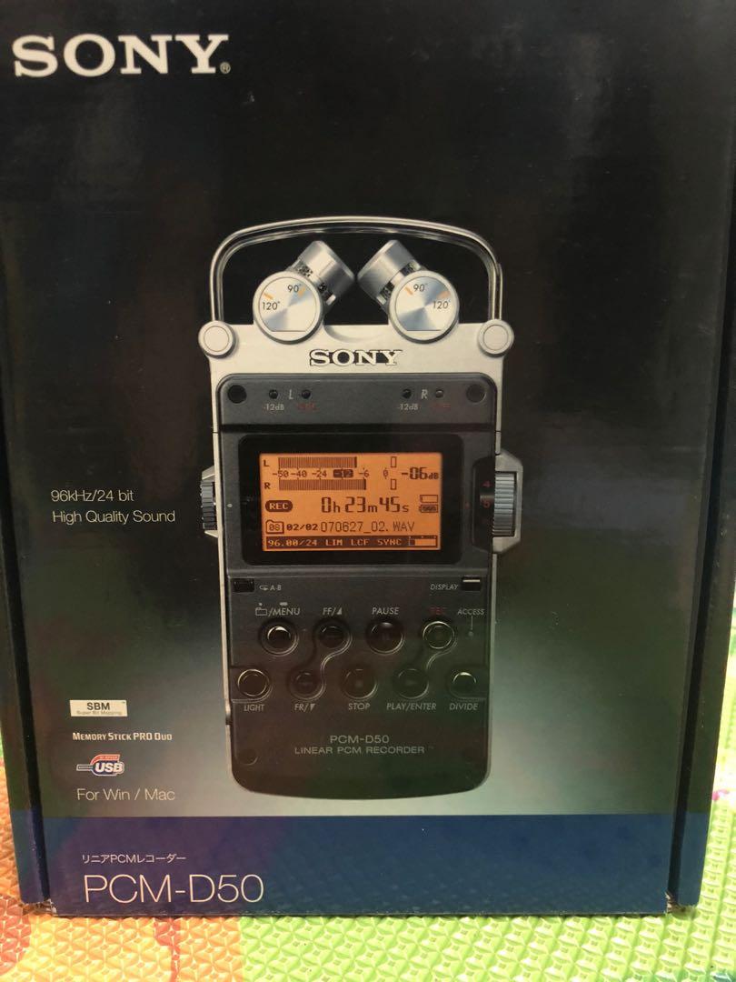 Sony pcm d50 (日本版), 音響器材, 可攜式音響設備- Carousell