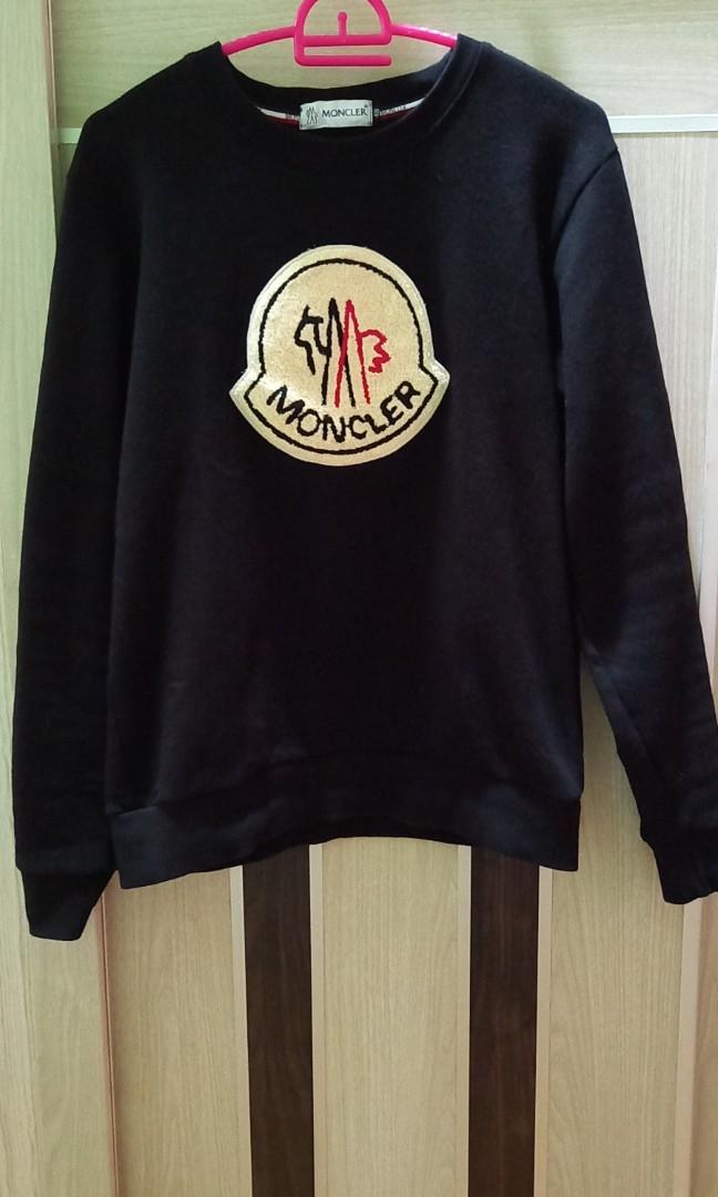 Moncler big logo sweatshirt on sale