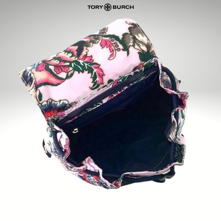 Tilda printed zip backpack top