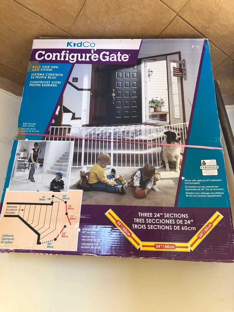 (Free) KidCo Configure Gate with extension, Babies & Kids, Baby Nursery