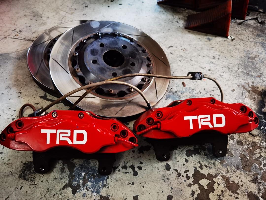 Trd brake calipers camry Clearance