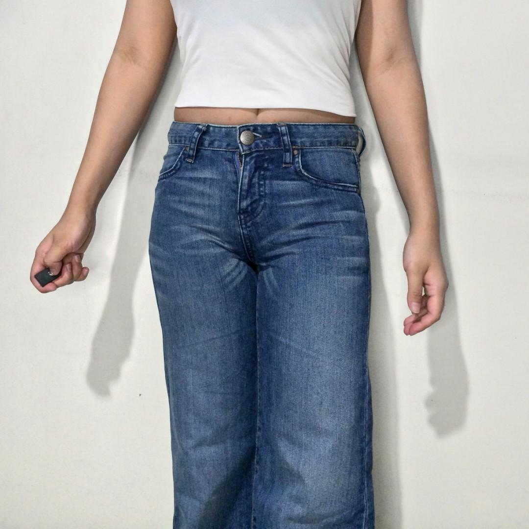 Y2K Aeropostale Low Rise Flare Leg Fairy Grunge Jeans Size 11 12