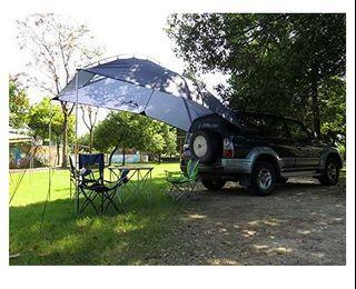 Versatility Teardrop Awning for SUV RVing, Car Camping, Trailer and Overlanding Light Weight Truck Canopy Durable Tear Resistant Tarp
