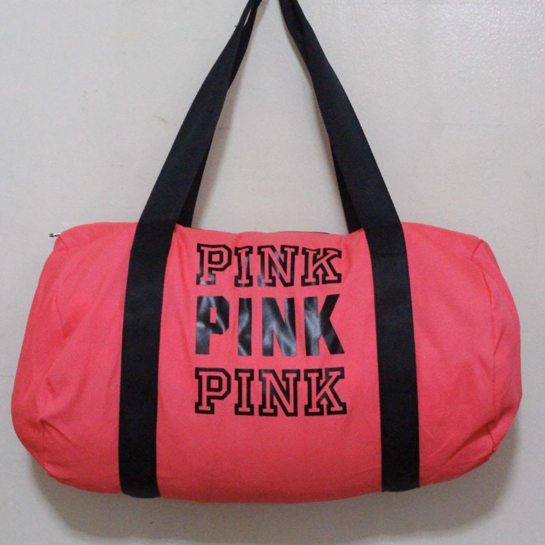 Secret Neon Pink/Black Duffle Bag 