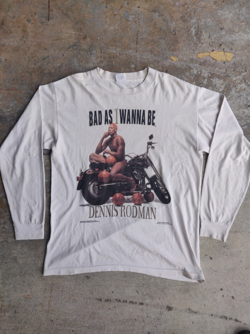 Dennis rodman bad as hotsell i wanna be shirt