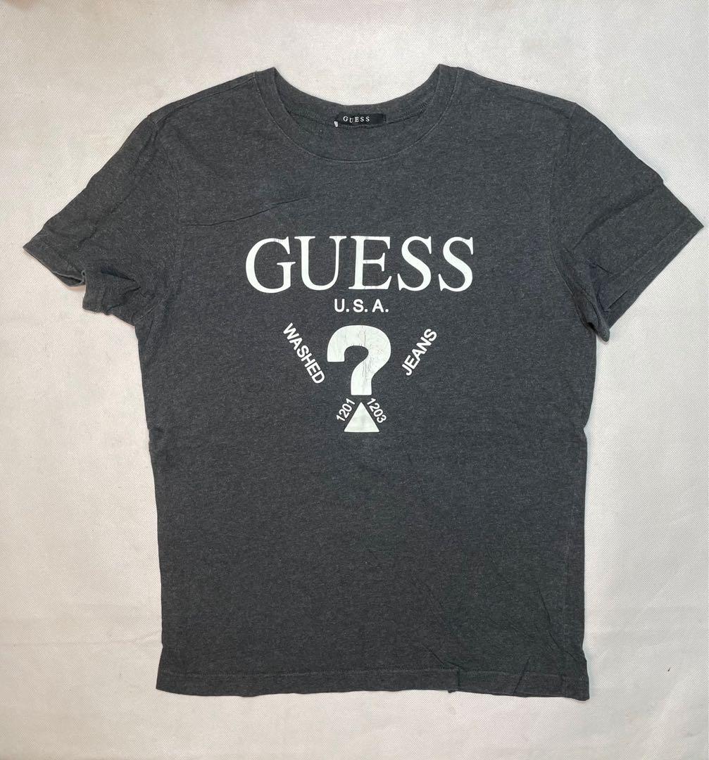 Vintage Guess T Shirt Big Logo Ladies Woman Designer Grand Fashion Luxury Wanita Perempuan Branded Women S Fashion Clothes Tops On Carousell