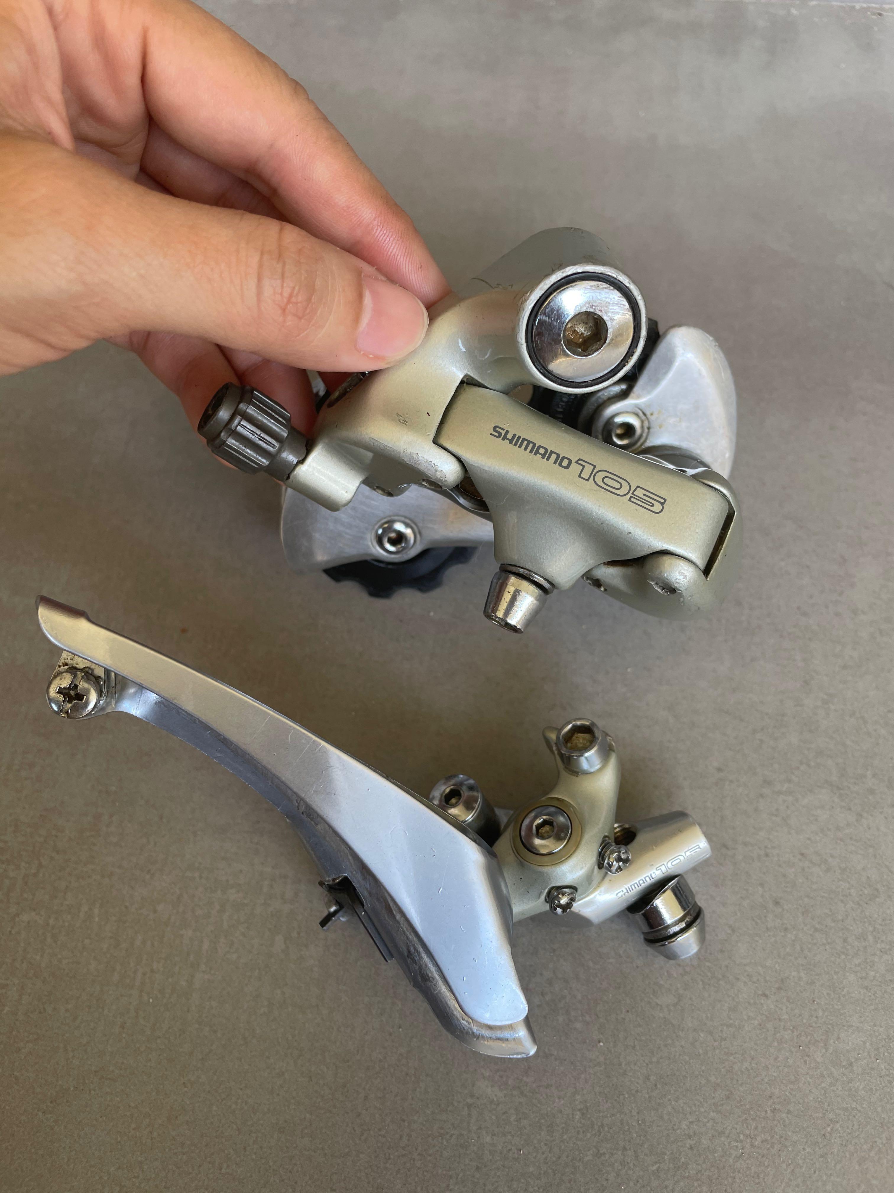 Vintage Shimano 105 7 speed Front Rear derailleur