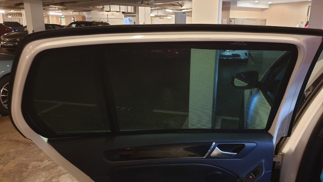 Volkswagen golf gti R sun shades, Car Accessories, Accessories on Carousell