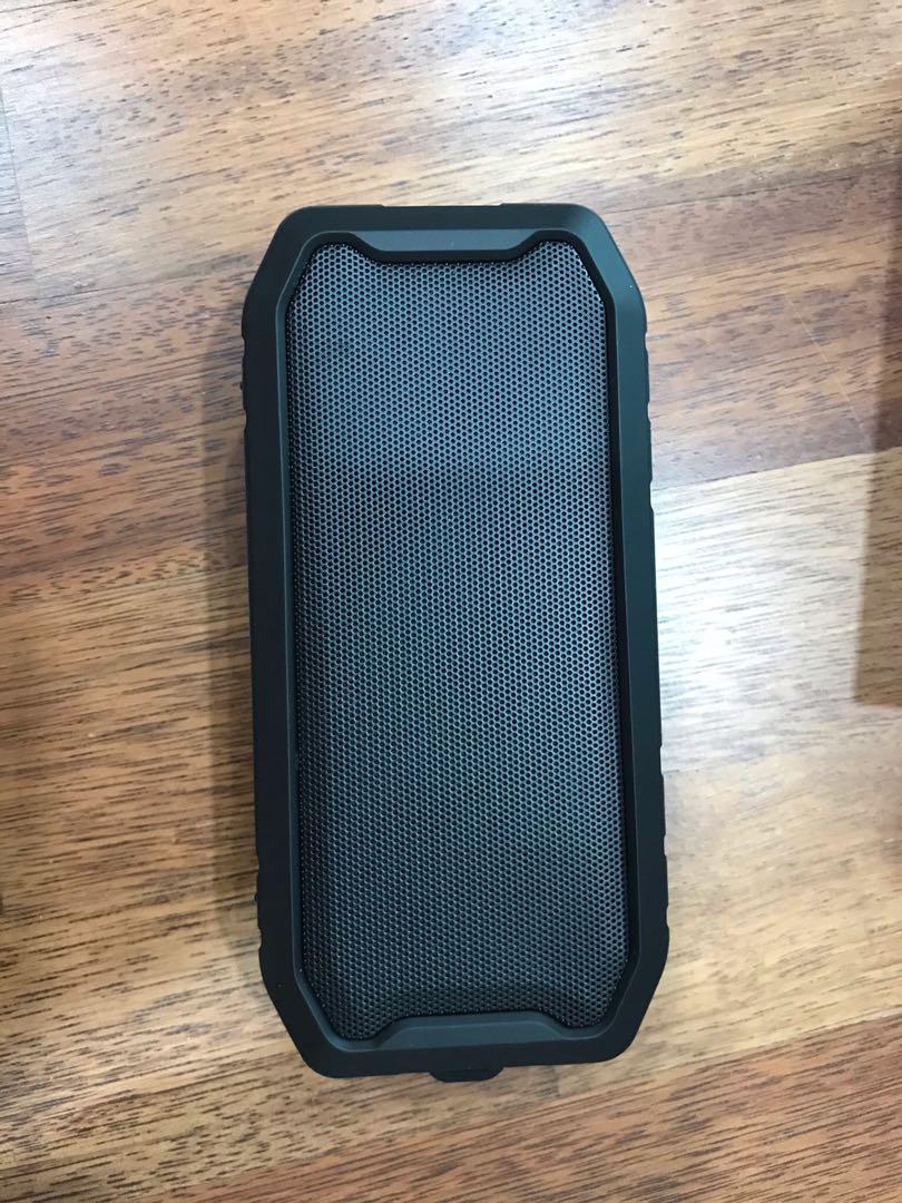 Waterbox Waterproof Speaker and Atom Wireless Earbuds, Audio