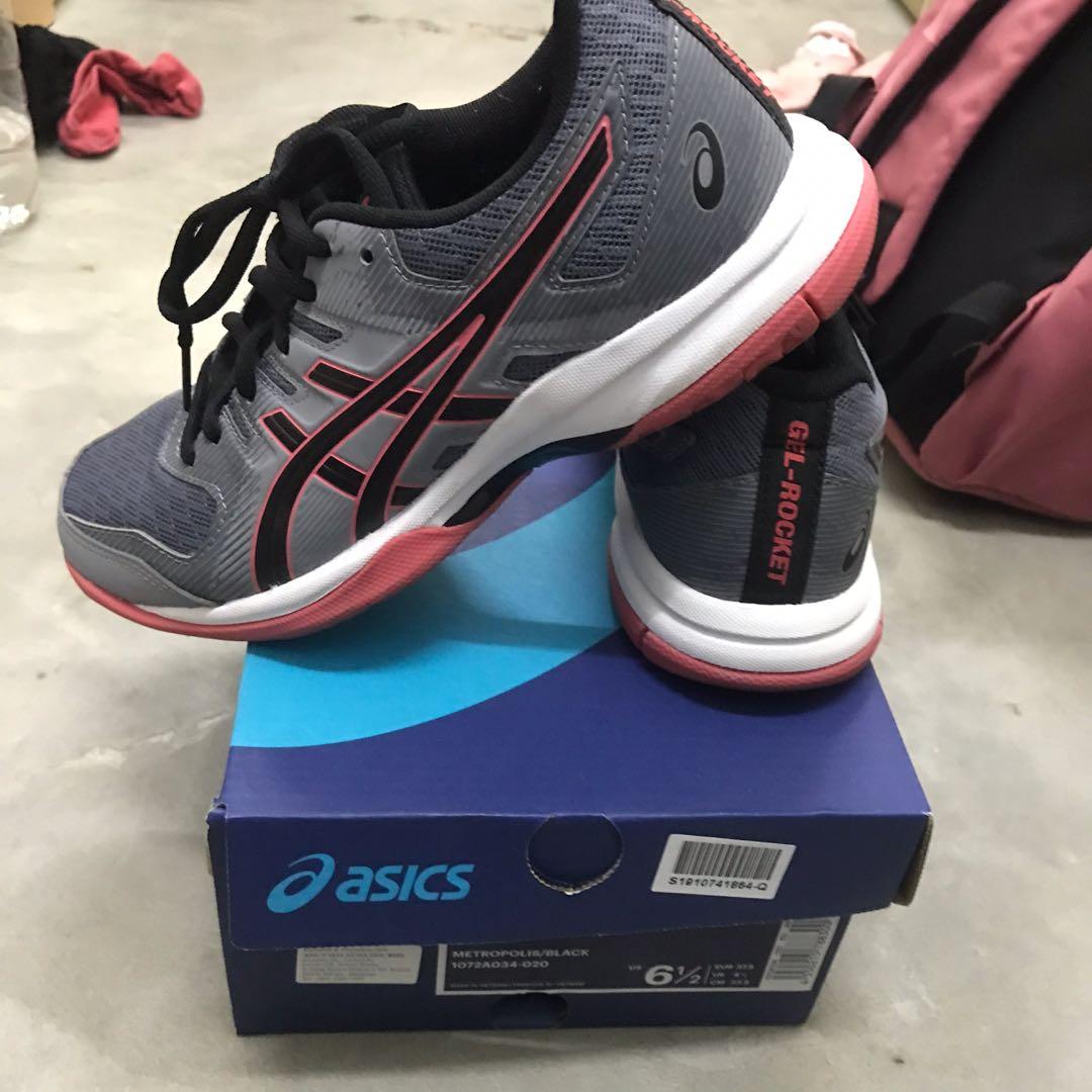 WOMEN ASICS GEL ROCKET 9 Women s Fashion Footwear Sneakers on