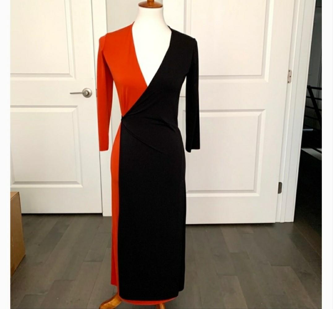 Color block dress zara online