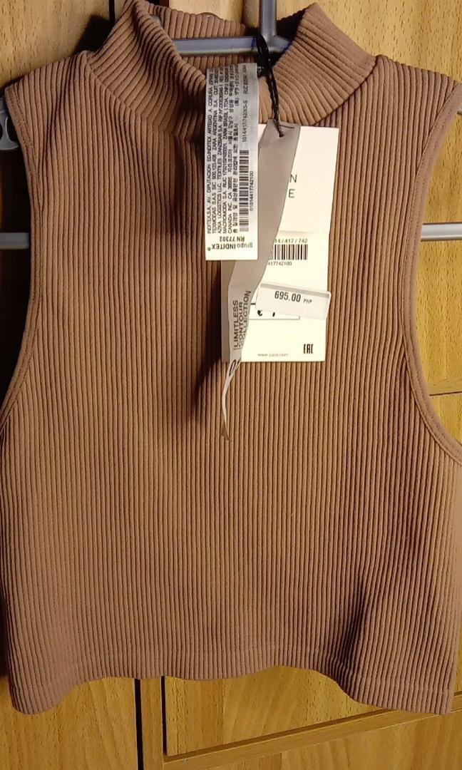 ZARA Limitless Contour Collection (Category: Sleeveless) located in Lucena. Submitted by decluttr.ph (Listing ID 1081535321, Image 1). Description: brand new w/ tag size: XS-S sf: Php120.