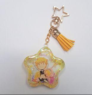 Zenitsu Demon Slayer Resin Shaker Charm Keychain | Kimetsu no Yaiba