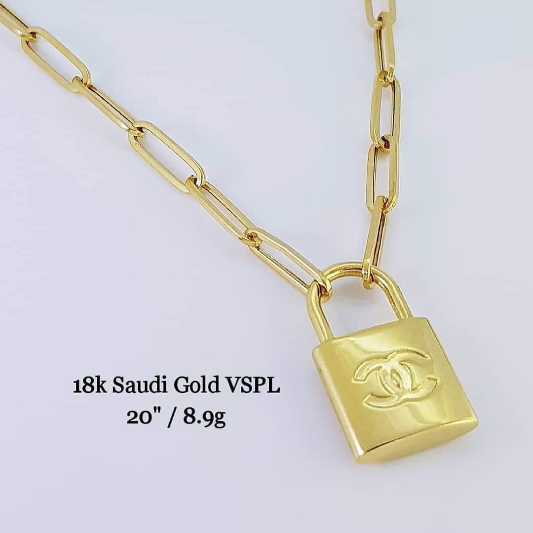 Chanel paperclip necklace new arrivals