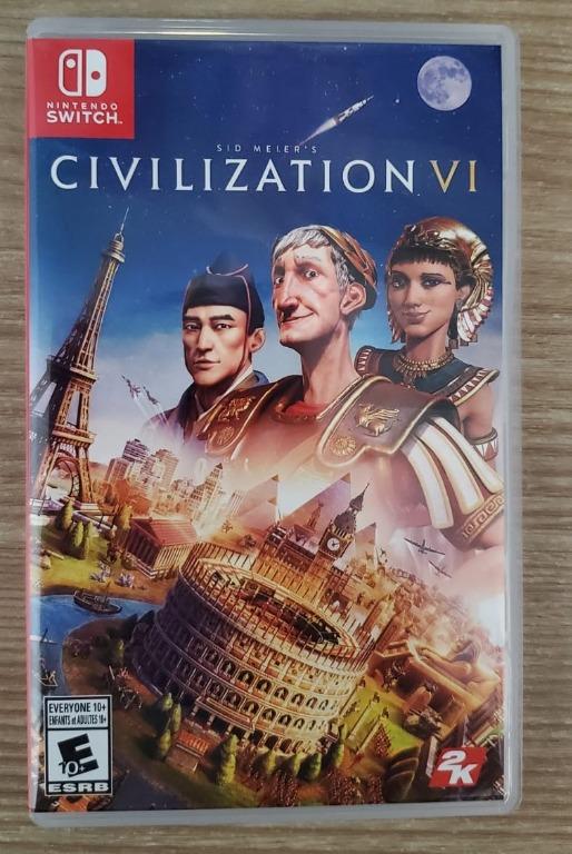 文明帝國6 Civilization Vi 實體 多國語言版包含中文 遊戲機 遊戲機遊戲 Nintendo 任天堂 Carousell