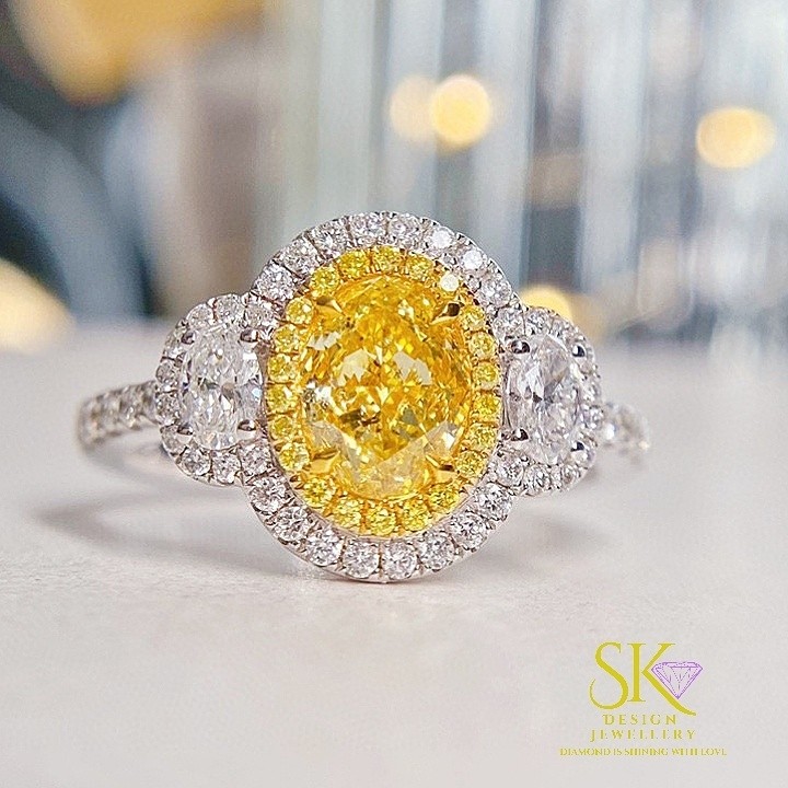 イェローダイヤモンドルース/ L.YELLOW/ 0.156 ct.-