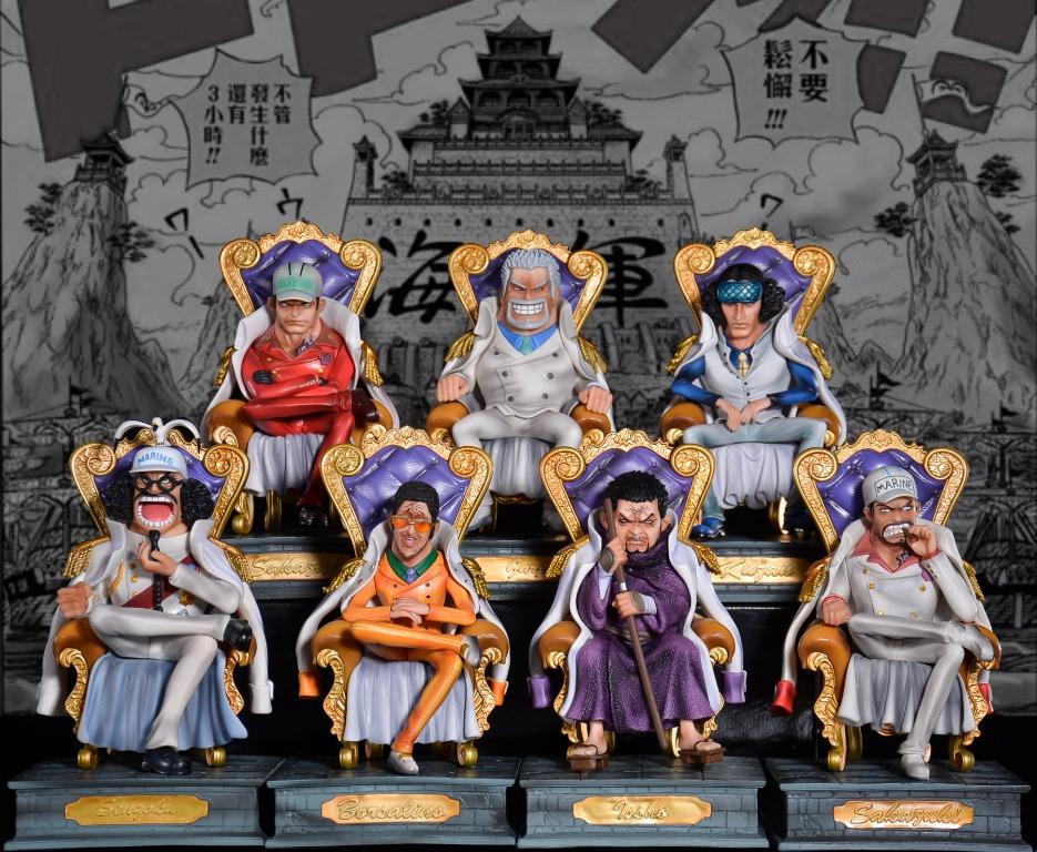 海賊王one Piece 海軍大將頂上之戰皇座系列戰國卡普元帥赤犬艾斯 cm 玩具 遊戲類 玩具 Carousell