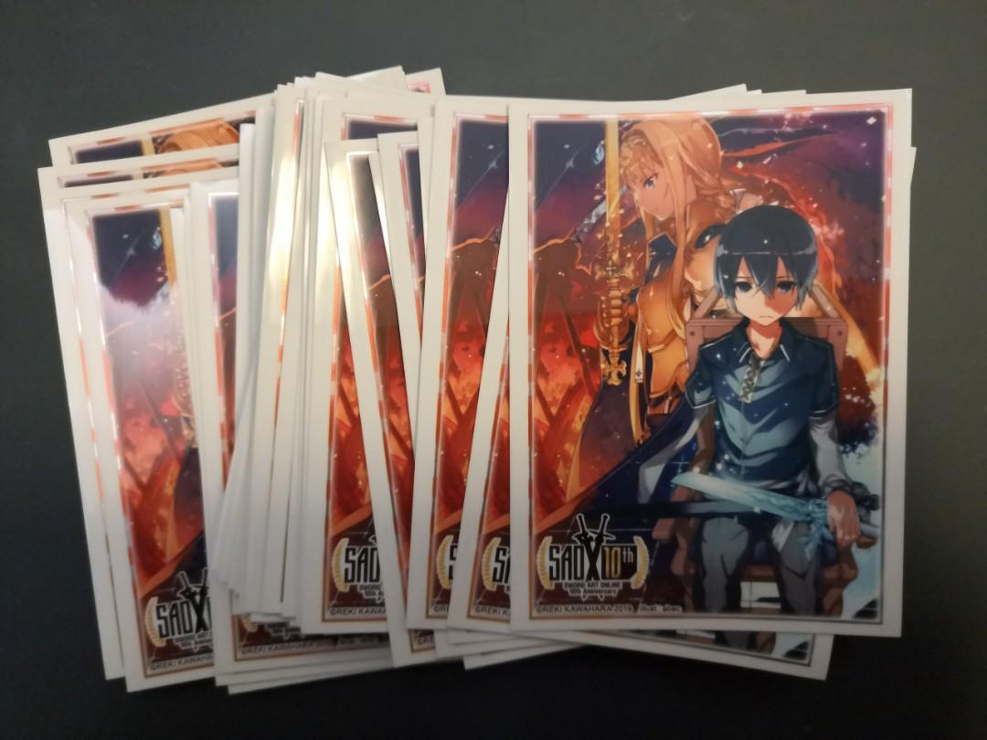 刀劍神域sword Art Online Sao 10週年ws卡卡套60個 超新淨 興趣及遊戲 玩具 遊戲類 Carousell