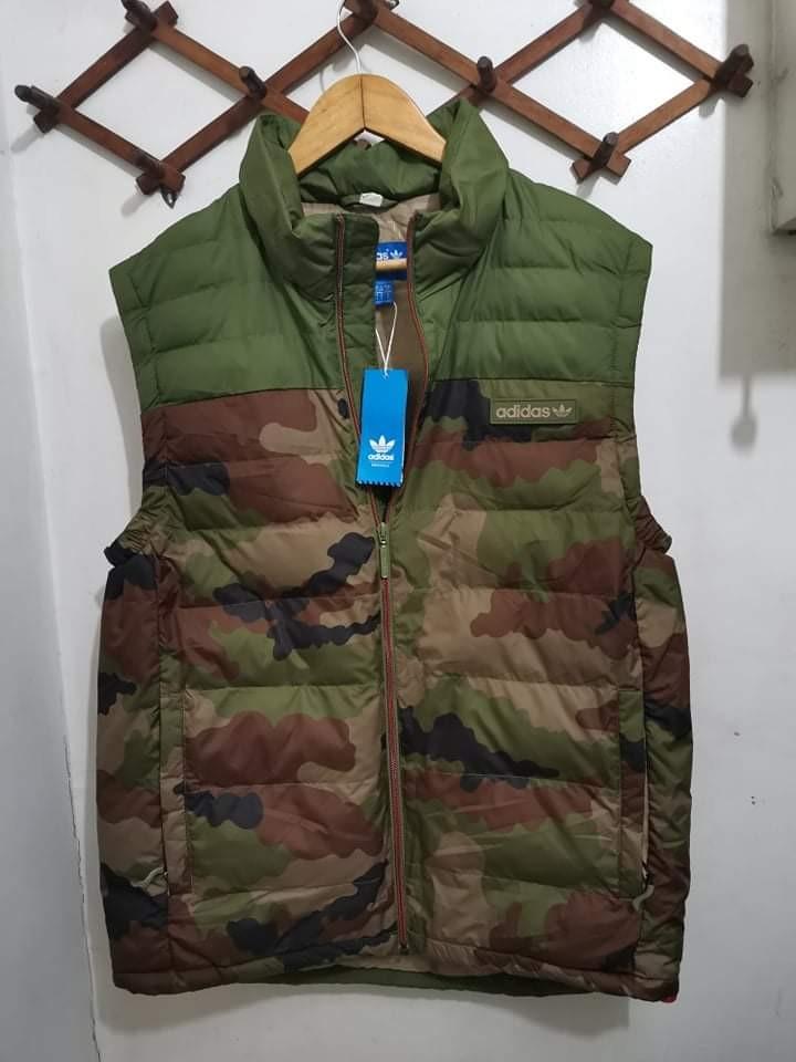 Adidas camo vest store