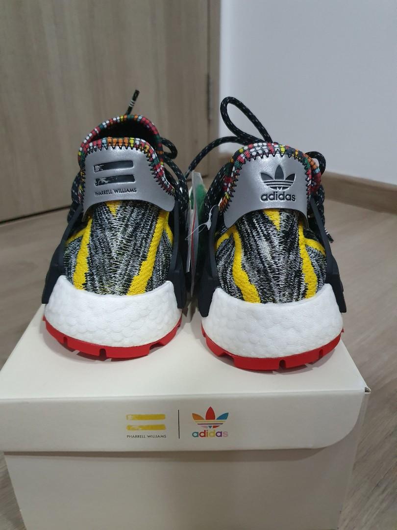 Adidas NMD HU Pharrell Solar Pack Red, Men's Fashion, Footwear, Sneakers on  Carousell