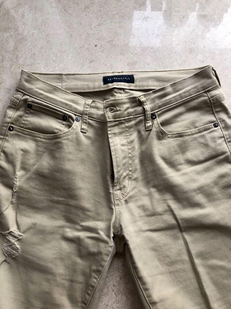 Aeropostale khaki shorts top