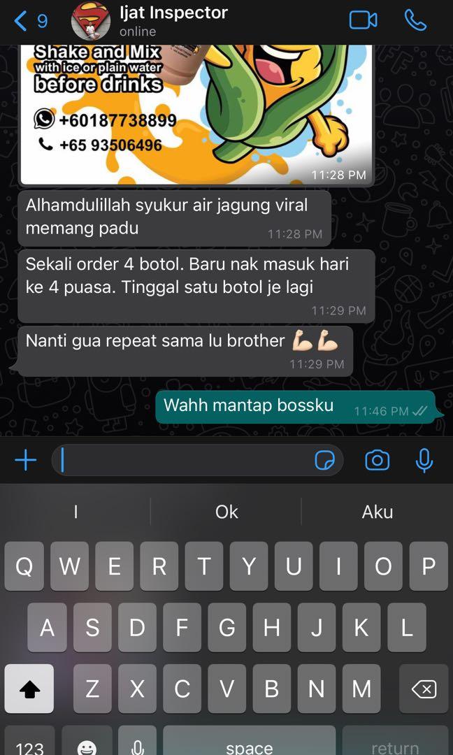 Air Jagung Corn Juice Captain Power Food Drinks Packaged Instant Food On Carousell