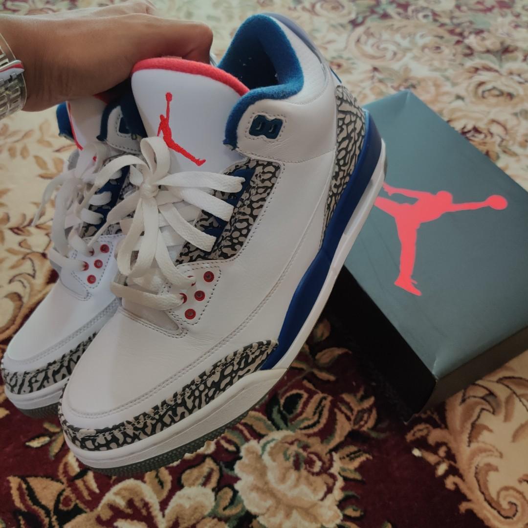 Jordan 3 hotsell true blue mens