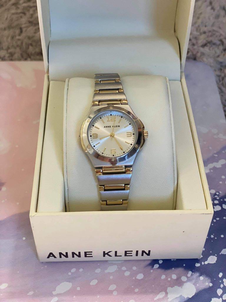 Anne klein top two tone watch