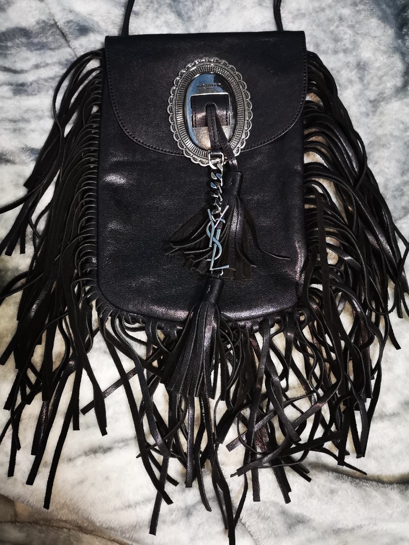 ysl fringe bag