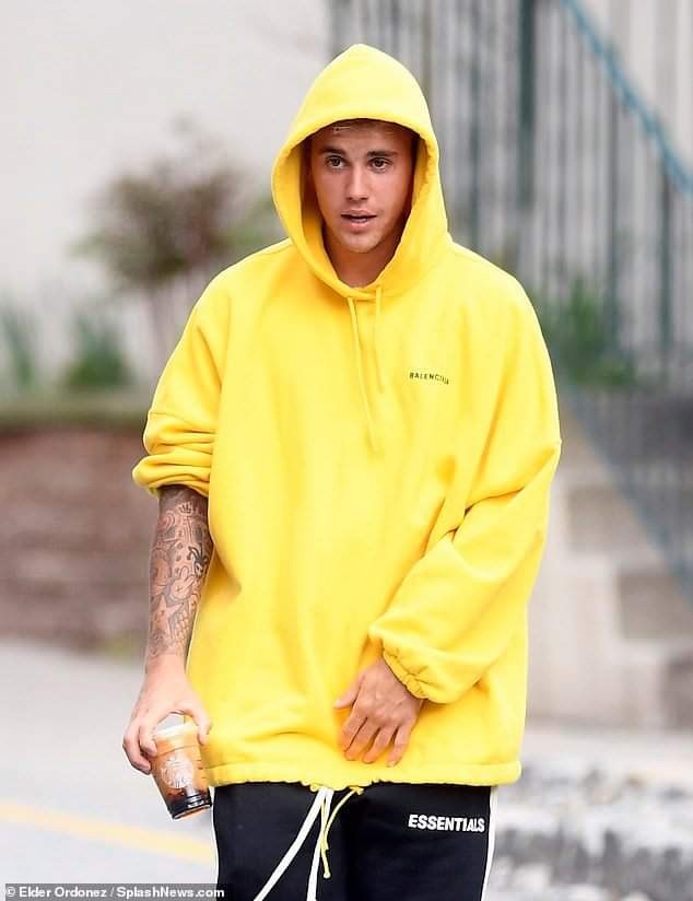 Balenciaga oversized hoodie yellow hot sale
