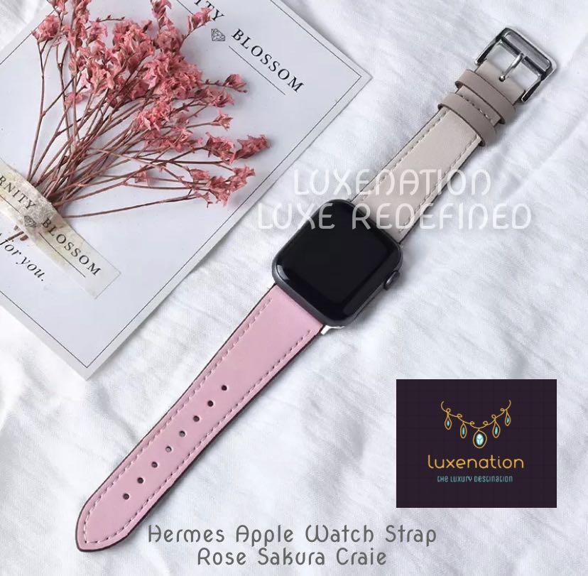 Hermes apple deals watch pink