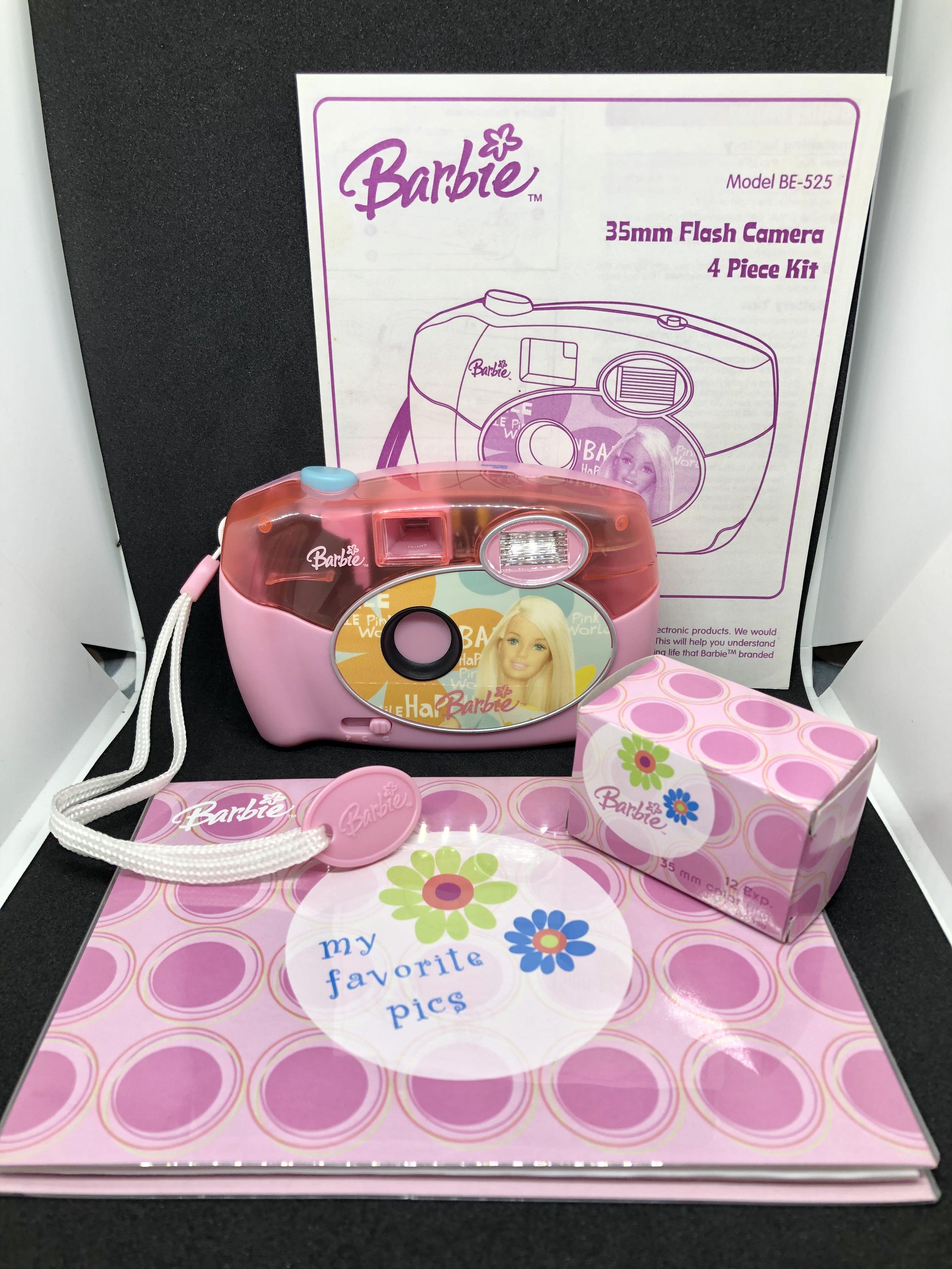 Barbie film camera, Photography, Cameras on Carousell