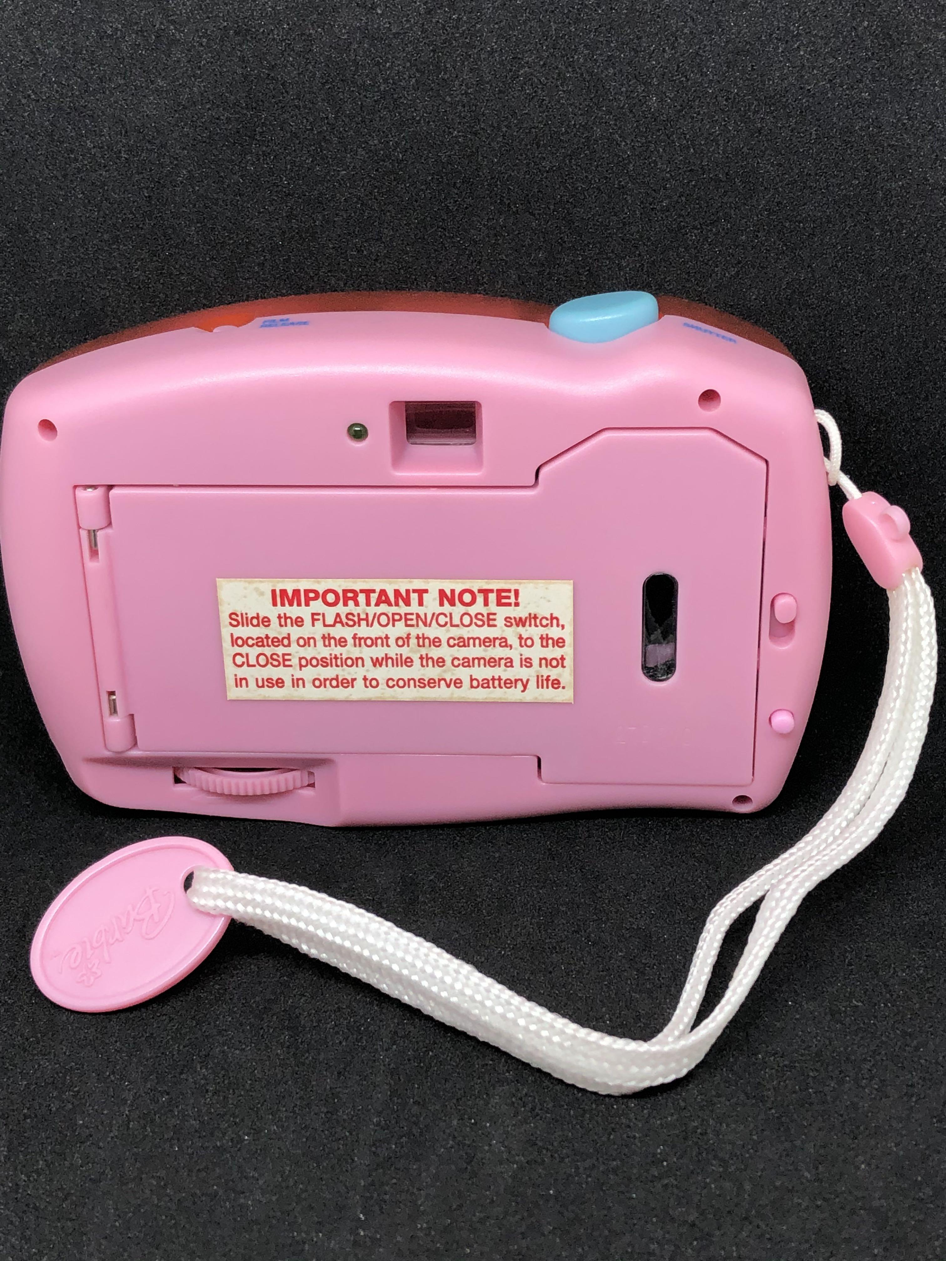 Barbie film camera, Photography, Cameras on Carousell