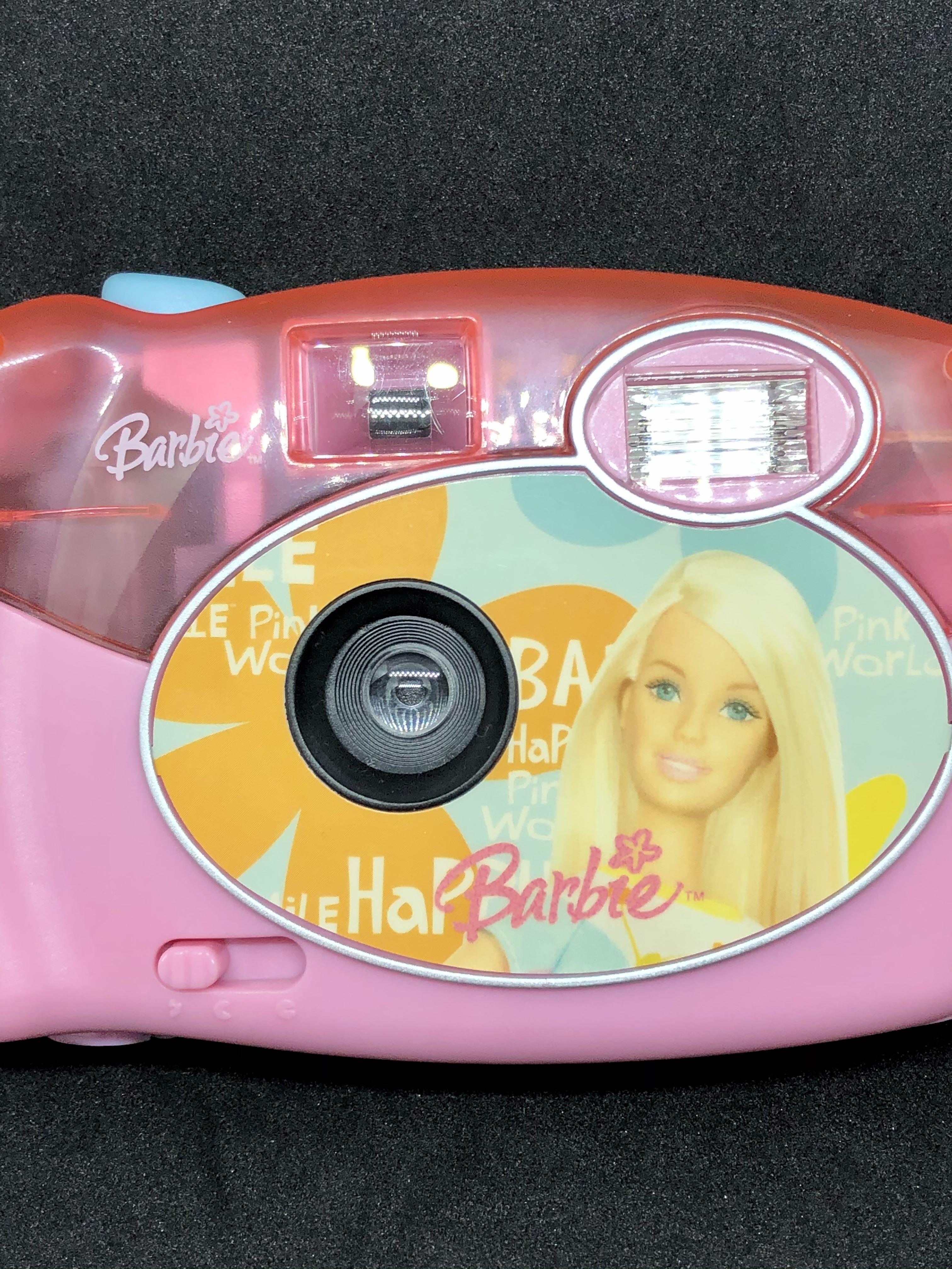 Barbie film camera, Photography, Cameras on Carousell