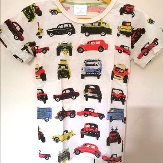 Beige Cars Trucks Baby Shirt 🚙
