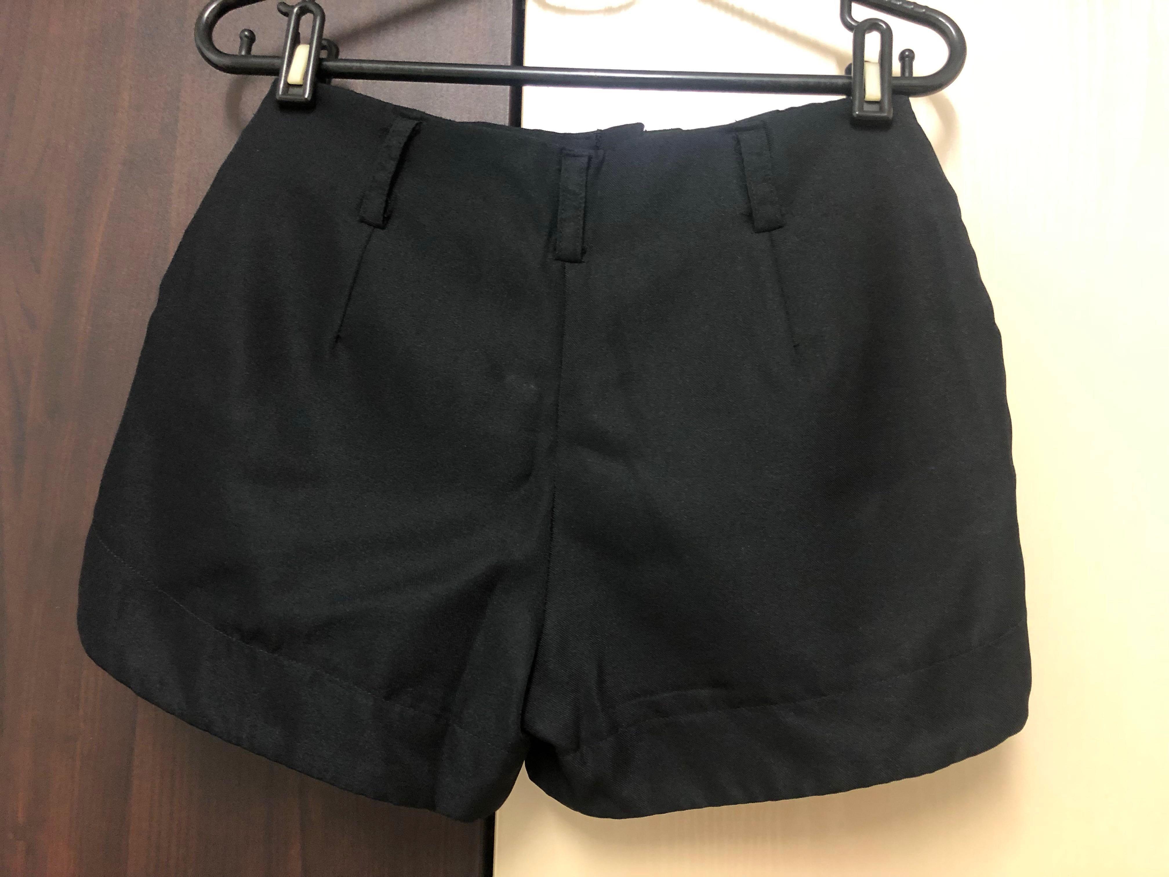 Black shorts for ladies clearance
