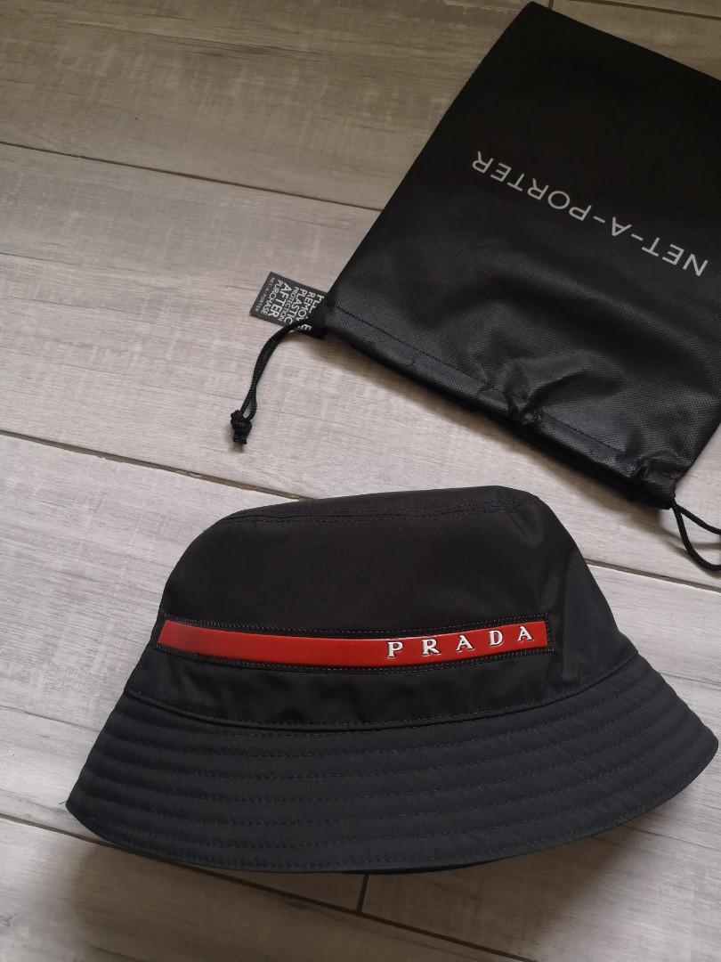prada technical bucket hat